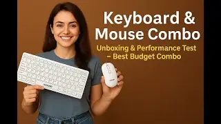 Keyboard & Mouse Combo Unboxing & Performance Test (ivoomi ZOOX) &ndash; Best Budget Combo?