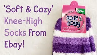 Sock Review! 'Soft & Cozy' Striped Knee-High from Ebay!