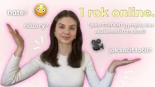1 ROK ONLINE: zač&aacute;tky, hate?, reakce okol&iacute; a moje změna | Ema Bellini