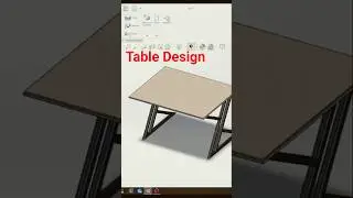 Create a Table Design | SolidWorks | 3D Part Modeling |