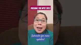 Passing NPTE Tip! #foreigneducatedphysicaltherapist