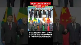 India BRICS Chair 2026 🇮🇳 | Global Power Shift 🔥