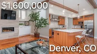 Inside a $1.6M Urban Contemporary Home in Denver | HOUSE TOUR | For Sale