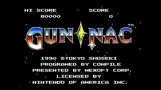 GUN NAC (1990) | GAMEPLAY | NES | RetroGameDump