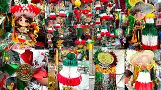 🇲🇽 Adornos para 15 de SEPTIEMBRE a CENTAVOS por PAQUETE 🇲🇽 Artesanos Mexicanos en el Centro CDMX 