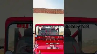 Charry Colour Modified Jeep Sale To Gujarat #automobile #jeepindia #jeepmodified #jeep