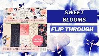 Sweet Blooms Paper Pad Flip Through | Recollections