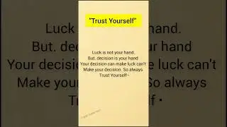 👉 Trust Yourself | Motivational Video | Success & Self Confidence Quotes