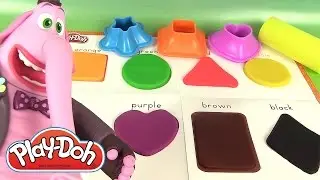 P&acirc;te &agrave; modeler Play Doh Apprendre les Couleurs et les Formes Shape & Learn