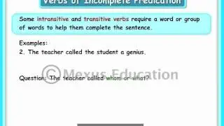 Verbs of Incomplete Predication | English Grammar | iken | ikenedu | ikenApp