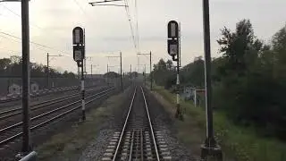 Поездка с машинистом из Амстердама в Алмере.