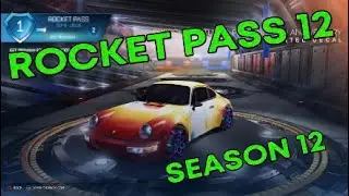 New Rocket League Season 12 Rocket Pass [ Tiers 1 - 100 ]