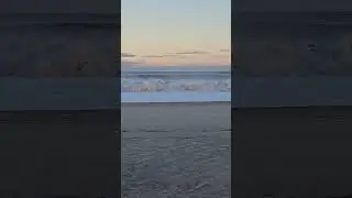 One giant wave after another. East Coast  - Point Pleasant Beach New Jersey.