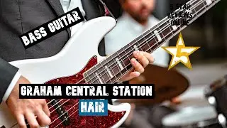 Graham Central Station - Hair || Bass Guitar Play Along TAB