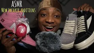 ASMR-коллекция обуви: Новые кроссовки 👟🔥 (Шепот, постукивание и царапание)