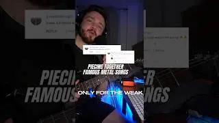 Piecing together famous metal songs 30: @InFlames - Only for the Weak 🤘 #guitar