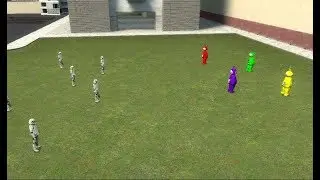 Storm Troopers VS Teletubbies NPC Battle