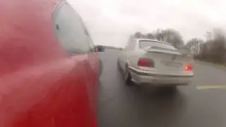 BMW E36 325i Weeze Drift 26-01-2019 Twin GoPro