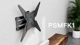 PERLESMITH PSMFK1 Full Motion TV Wall Mount for 26 - 60 Inch TVs