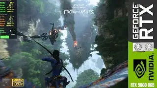 AVATAR FOP: From the Ashes, Preset Ultra, Ray Reconstruction, DLSS + MFG 2X | RTX 5060 | R7 7700
