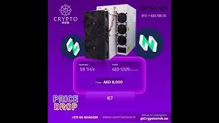K7 58TH  #cryptohub #crypto #dubai #bitmain #bitmainantminer #cryptocurrency #uae #blockchain