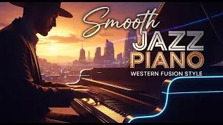 Smooth Jazz with Piano Romantic slow Fusion | study work focus music instrument