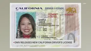 DMV releases new California driver's license