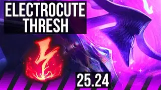 THRESH & Jhin vs JANNA & Miss Fortune (SUP) | Electrocute | KR Master | 25.24