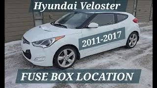 Fuse Box Location Hyundai Veloster (2011-2017) Where is the fuse box in Hyundai Veloster?