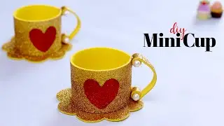 Как сделать мини-кружку | Кружка для кофе своими руками | Поделка из пенопласта