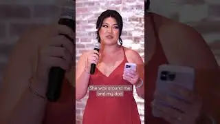 Funny bridesmaid speech #weddingshorts #bridesmaid #weddingspeech