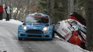 84. Rallye Monte-Carlo 2016 | CRASHS, MISTAKES & A LOT OF ACTION