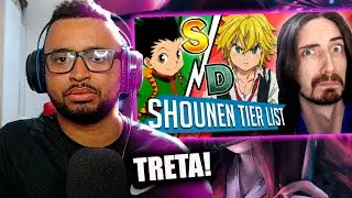 REACT Meu ranking de shounen - Jumentossauro