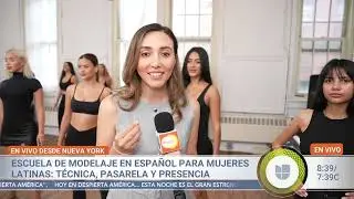 Modelos Latinas en el NYFW prepar&aacute;ndose para los castings. En Vivo para Despierta Am&eacute;rica. 