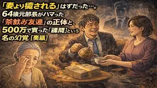 「妻より癒される」はずだった…。64歳元部長がハマった「茶飲み友達」の正体と、500万で買った「顧問」という名の幻覚。【シニア朗読雑学】