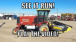 #2250 - New Holland HW320 Windrower w/ Haybine 16HS Head