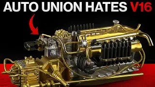 THE EXPLOSIVE TRUTH BEHIND AUTO UNION'S BANNED TYPE C V16 SUPERCHARGED ENGINE