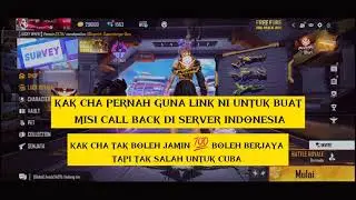 CALL BACK EVENT TRICK FREE FIRE🤩 ||SINGAPORE SERVER||