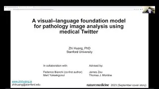 A visual&ndash;language foundation model for pathology using medical Twitter: Zhi Huang, 02/10/23