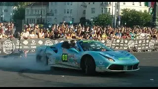 Gumball 3000 Budapest 2017 burnout / show
