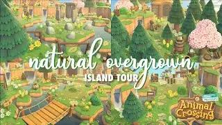 natural overgrown island tour // animal crossing new horizons