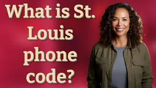 What is St. Louis phone code?