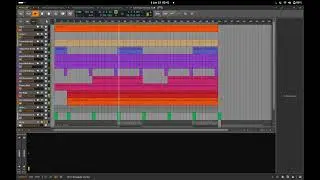 Turn up beat by NaxKinyanj on BitWig DAW on Fedora Linux (beat making and production)