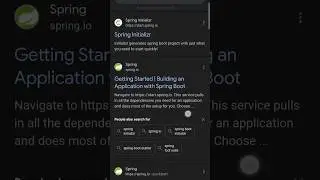Spring Quickstart Guide #part1 #shorts #spring