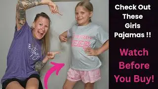 Girls Pajamas for Kids Summer Pjs for Girl Pajama Sets 2Pcs Short Sleeve Top Sleepwear for Teen 8-15