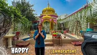 Janmashtami Mandir Darshan 2025 | Shri Krishna Janmashtami Special Vlog 😍|VLOG192|