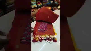 Exclusive Kadhi Cotton Combo Mirror Work Sarees | Price Rs.1299/- | www.ruffletrends.com
