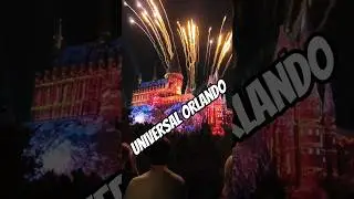 Universal Harry Potter Light Show | The Magic of Christmas at Hogwarts Castle | Orlando, Florida