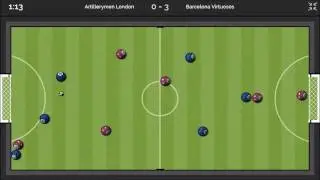 Six-a-side gameplay