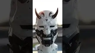 Unveiling the Cyber Oni Mask: A PuttyStudio x Cybertechwear Collaboration!